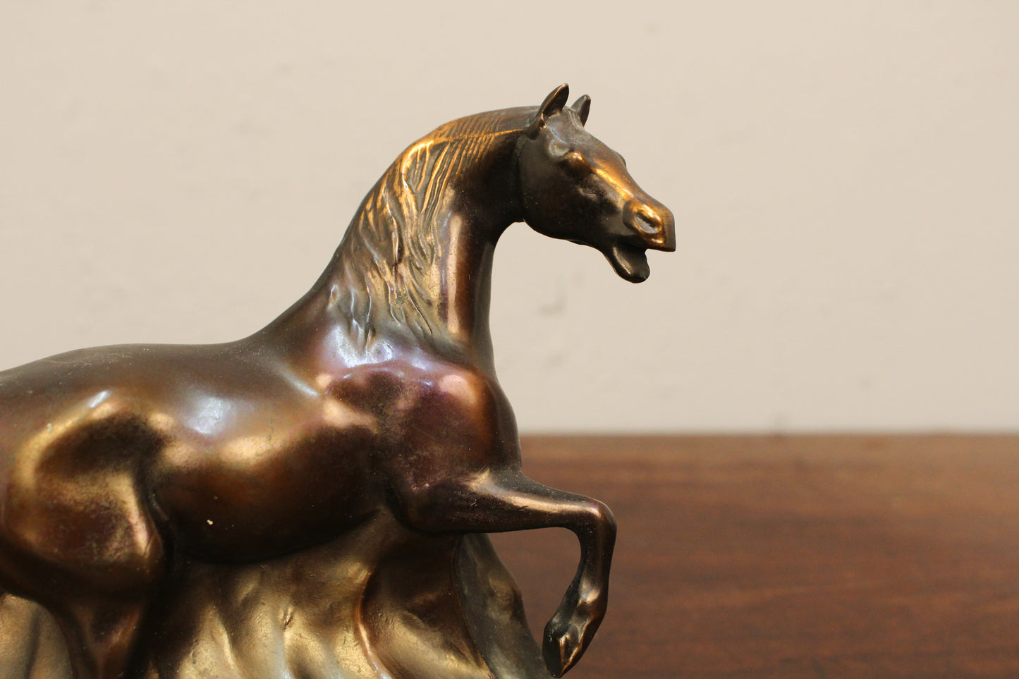 Pair of Bronze Horse Bookends