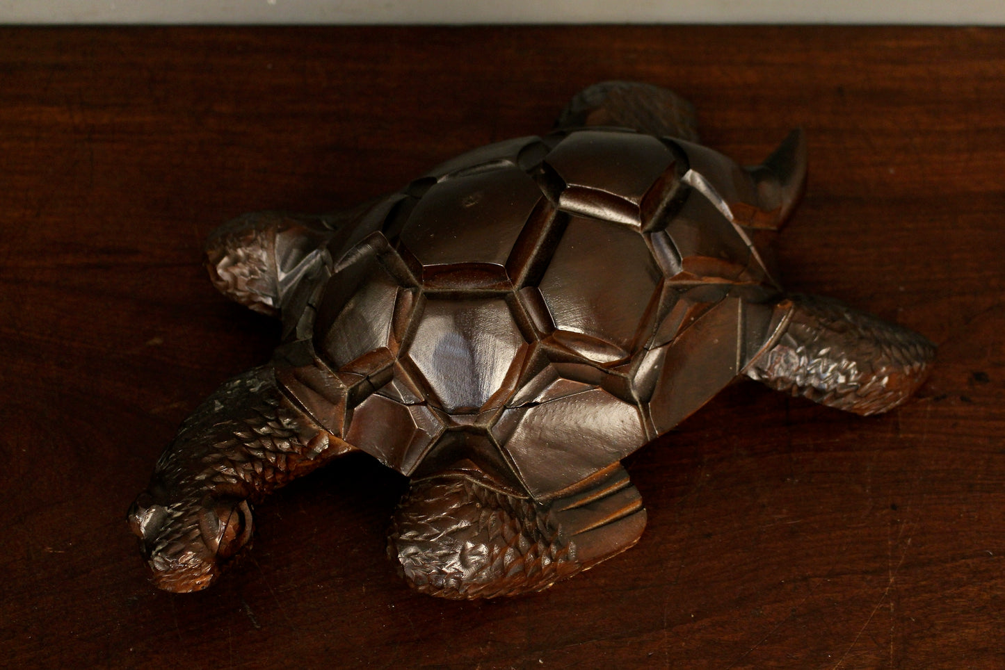 Carved Secretive Turtle
