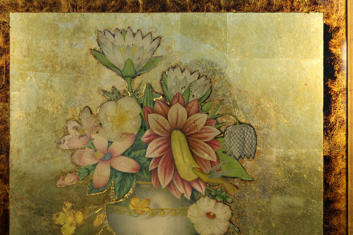 "Flower Bouquet" Lacquer Art