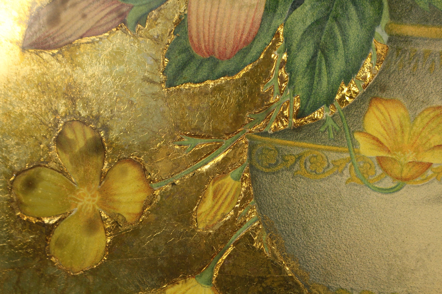 "Flower Bouquet" Lacquer Art