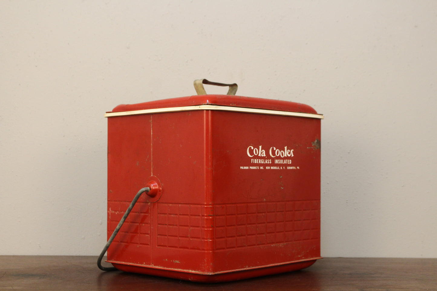 1950s Red Cola Cooler