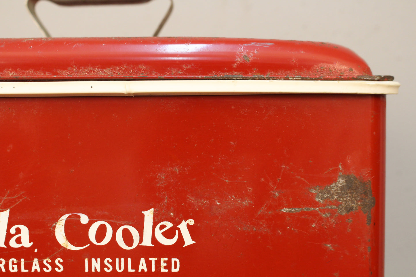 1950s Red Cola Cooler