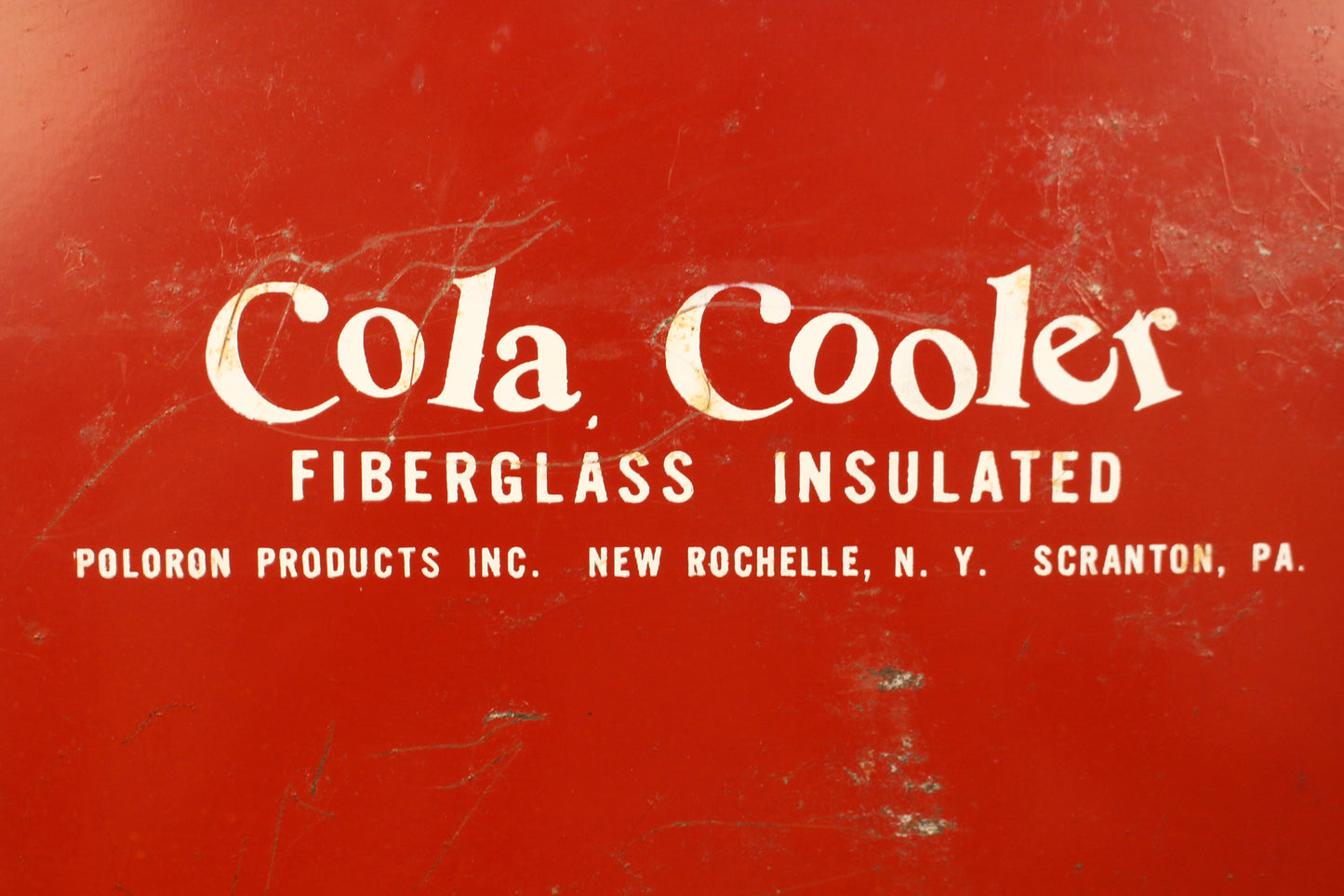 1950s Red Cola Cooler