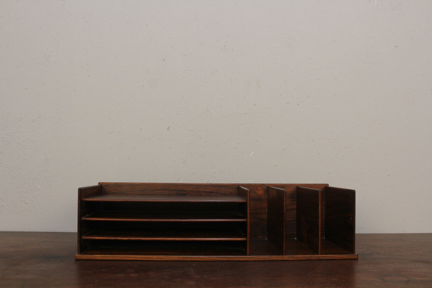 1960s Georg Petersens Rosewood Desktop Organizer