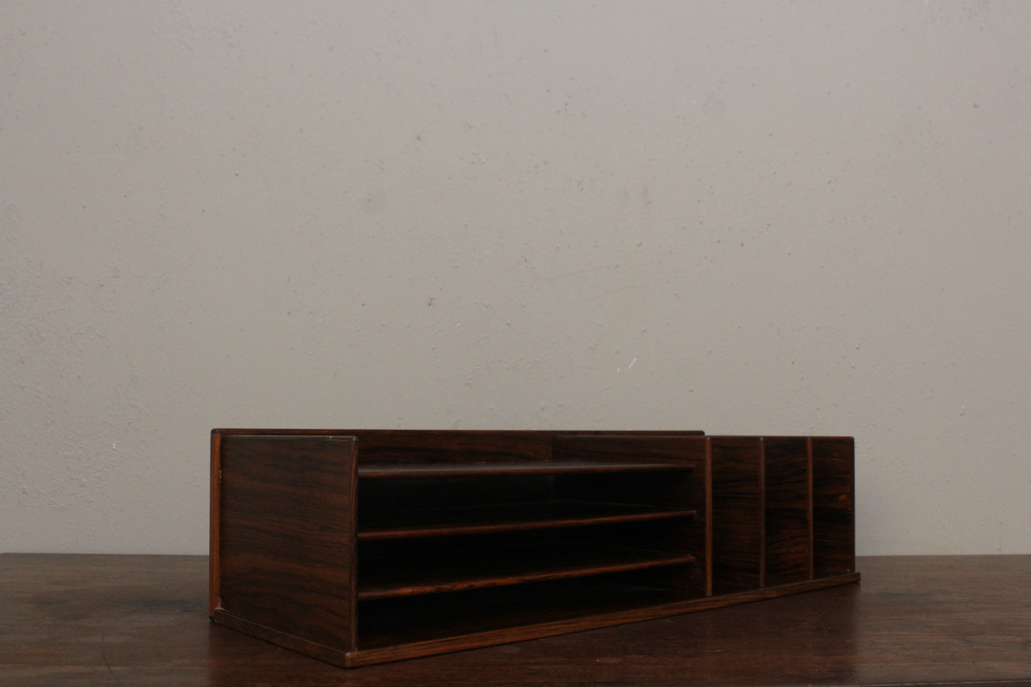 1960s Georg Petersens Rosewood Desktop Organizer