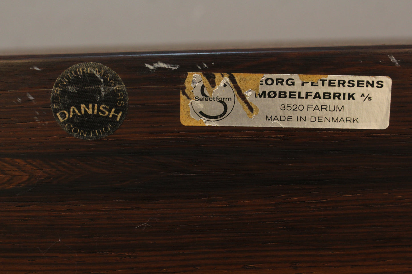 1960s Georg Petersens Rosewood Desktop Organizer