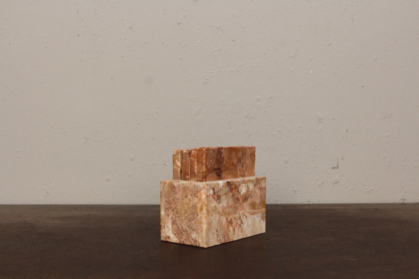 Pink Marble Coaster Set