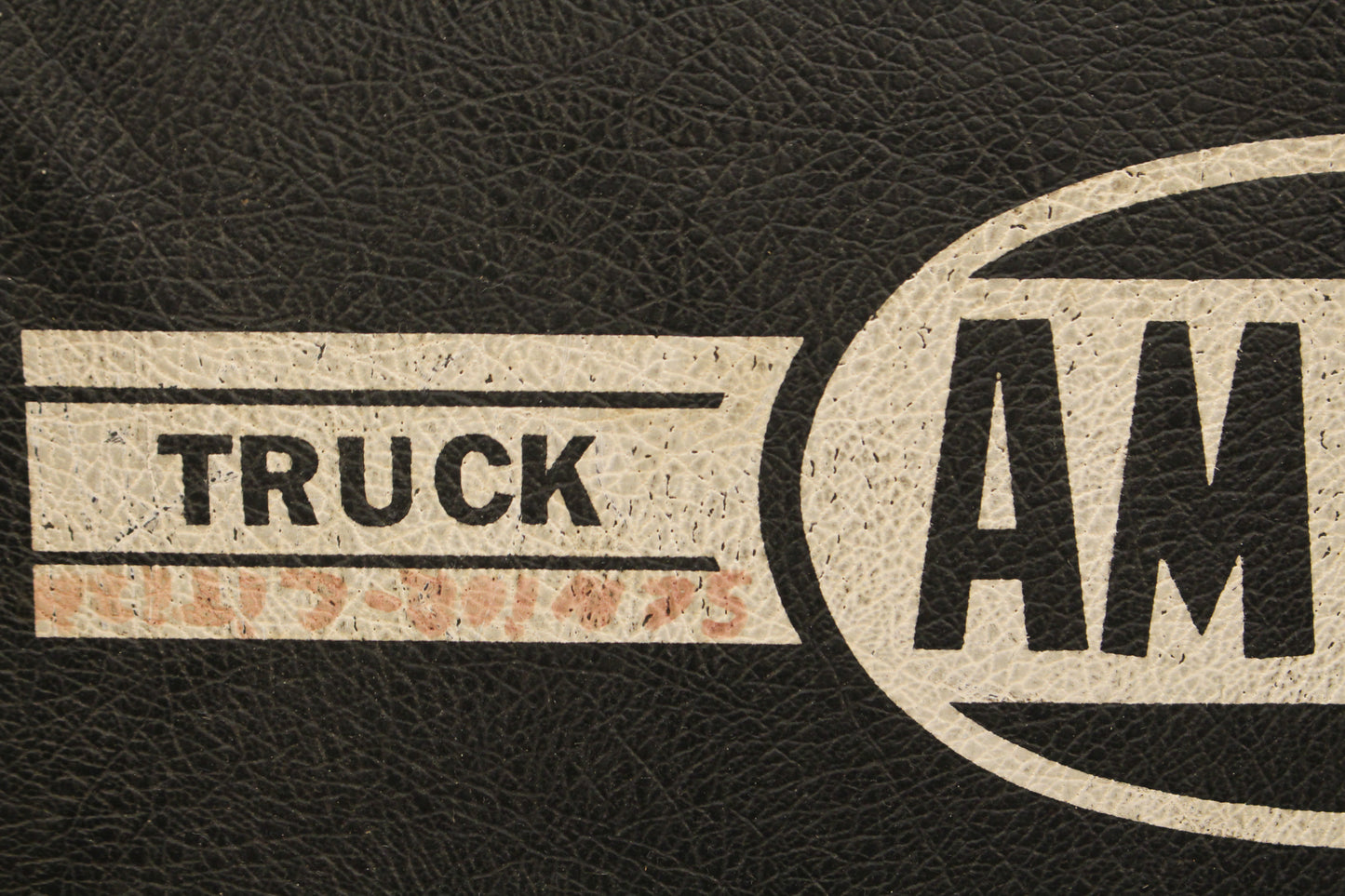 Amoco Black Vinyl Travel Case