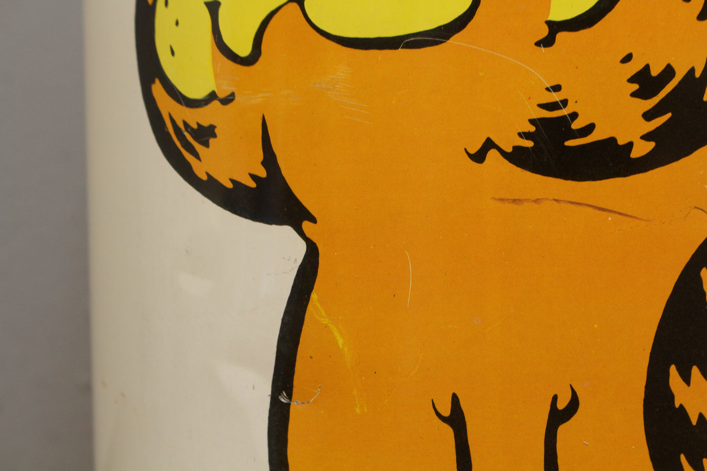 1970s "Garfield" Tin Wastebasket
