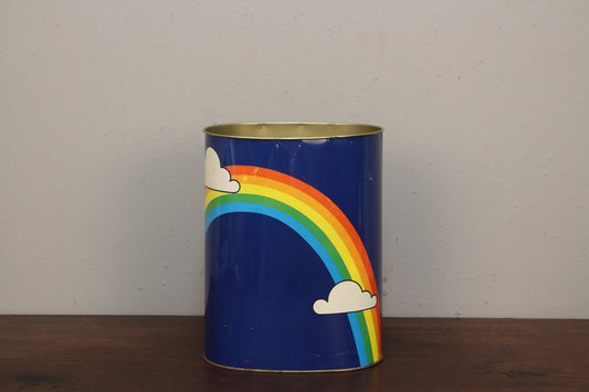 "Over the Rainbow" Tin Wastebasket