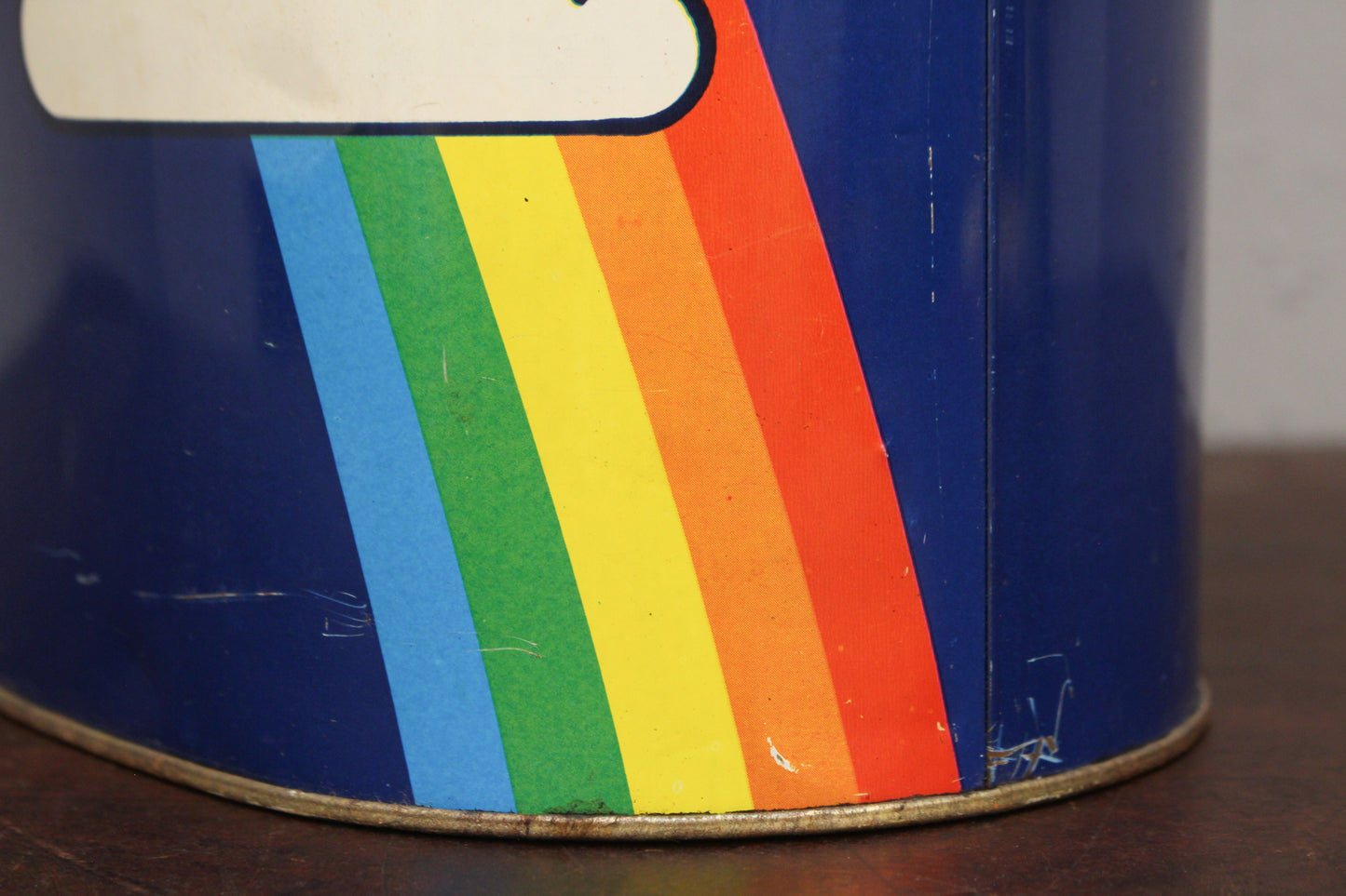 "Over the Rainbow" Tin Wastebasket