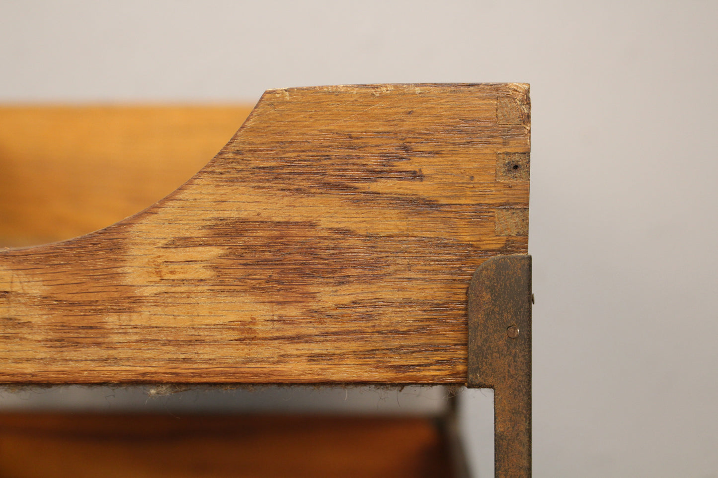 Oak 2-Tier Paper Tray