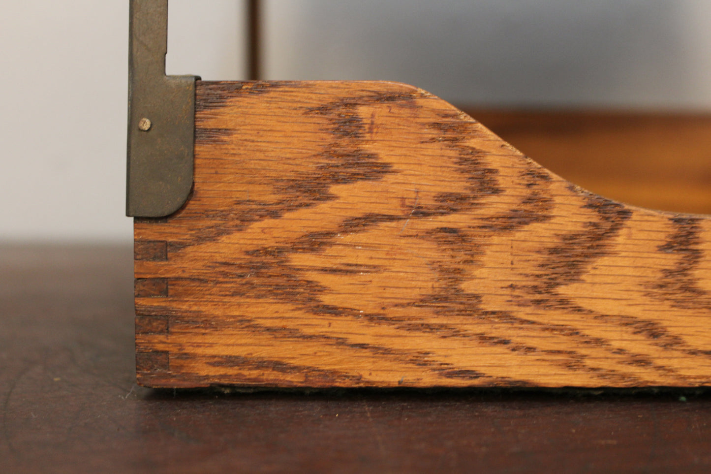 Oak 2-Tier Paper Tray