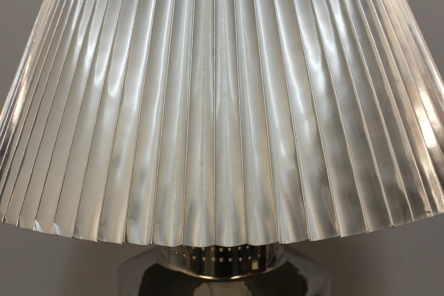 Silver Ceramic Table Lamp
