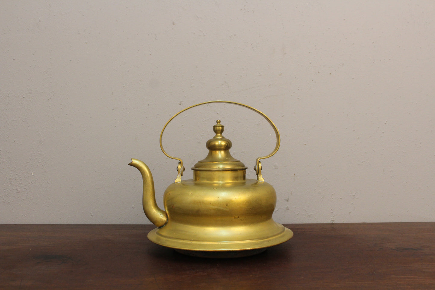 Brushed Brass Tea Kettle