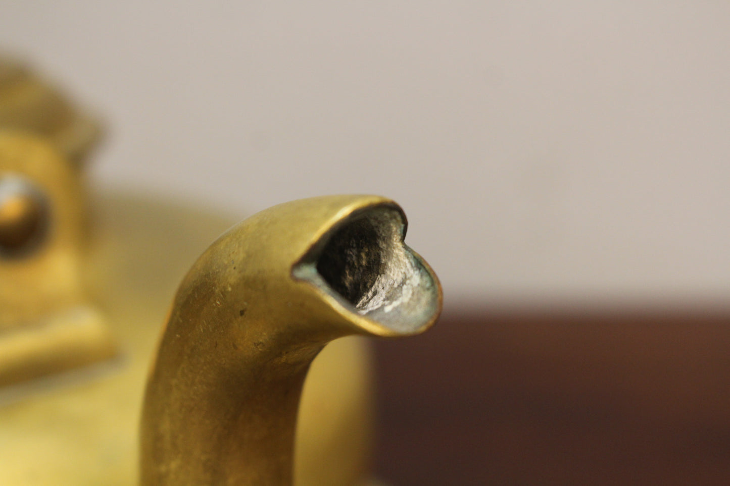 Brushed Brass Tea Kettle