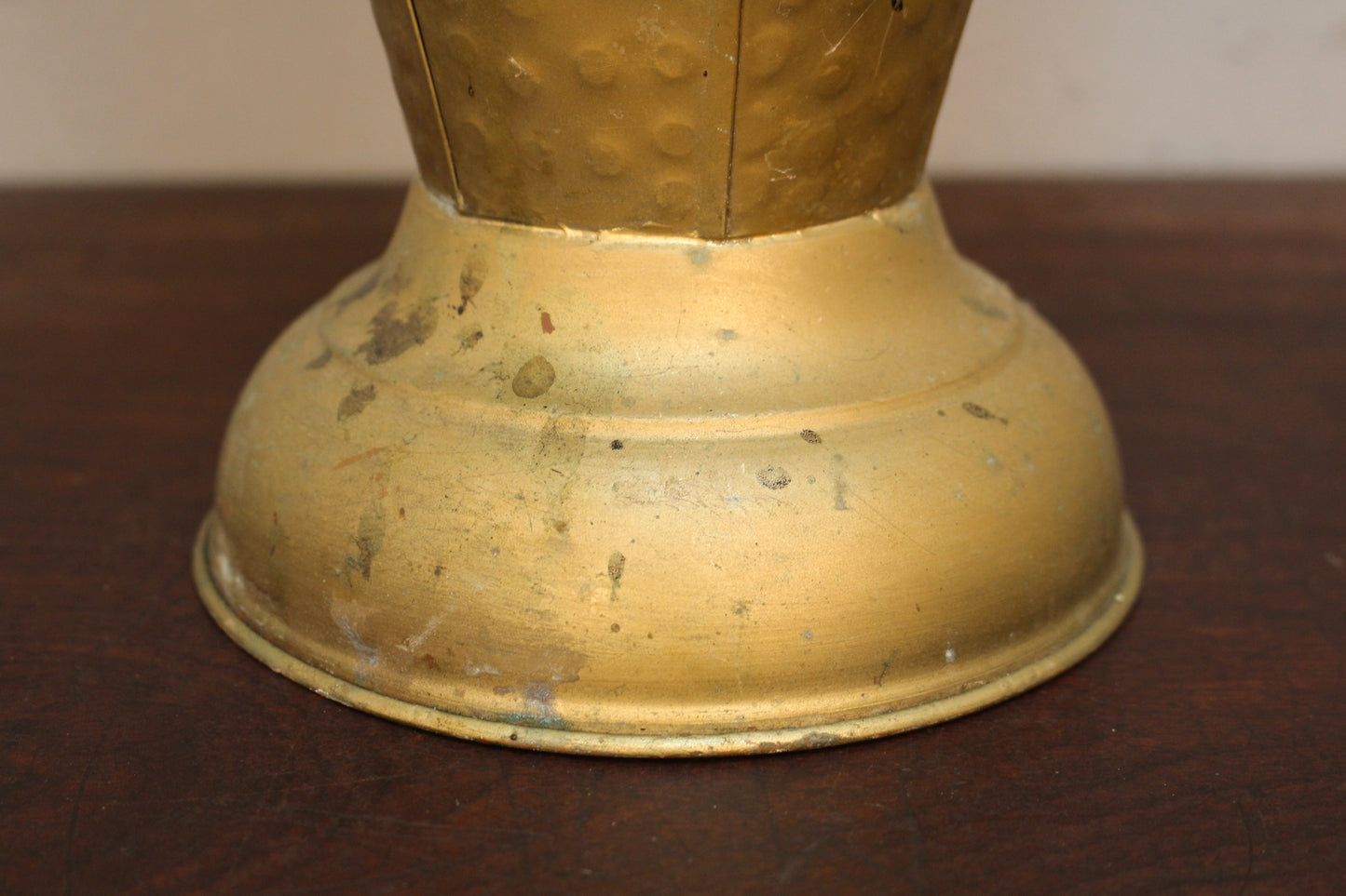 Hammered Brass Umbrella Stand