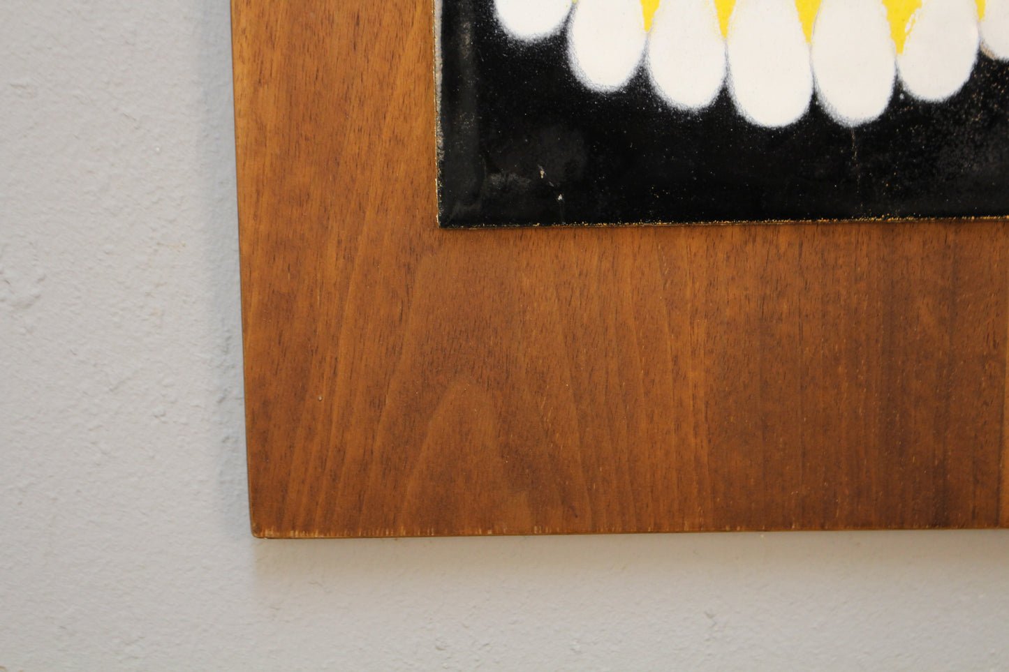 Mid Century "Down to Clown" Enamel Art