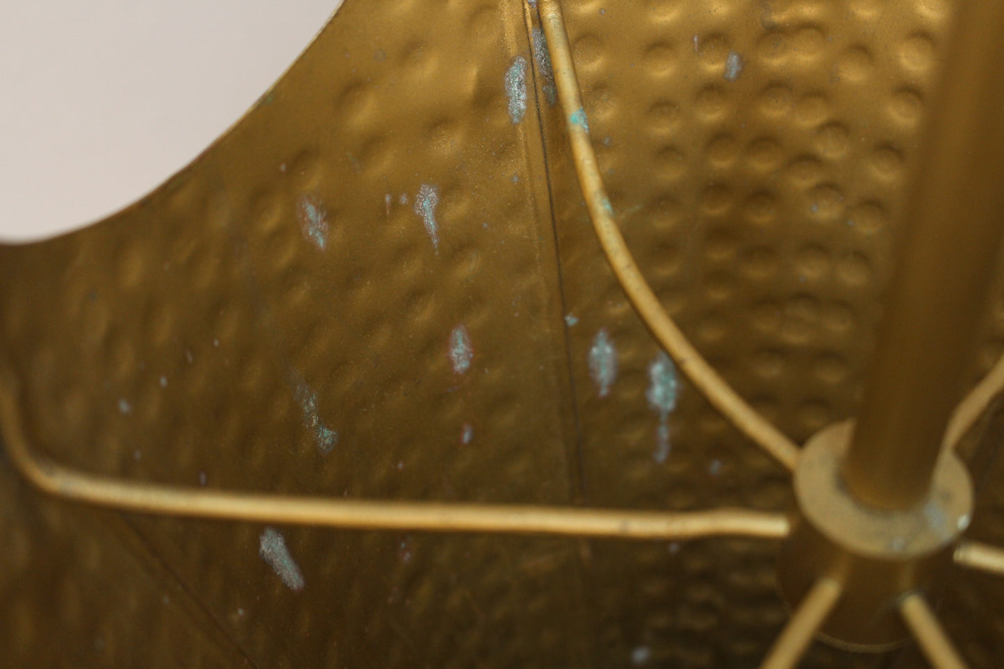 Hammered Brass Umbrella Stand