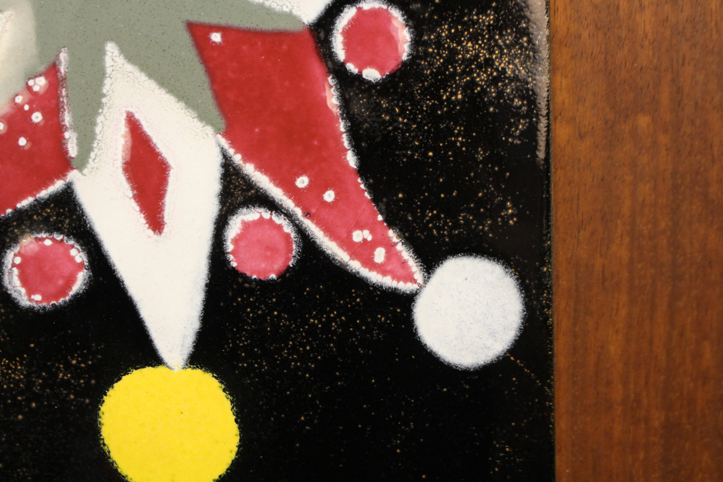Mid Century "Not My Circus" Enamel Art