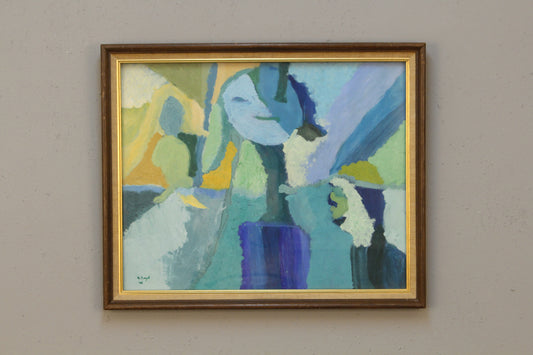 1960s "Beauty Blue" Painting