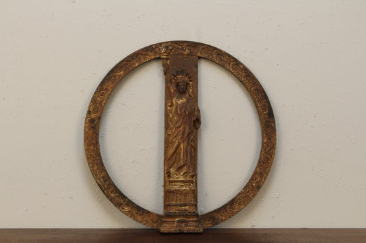 1920s Cast Iron Statue of Liberty Ornament