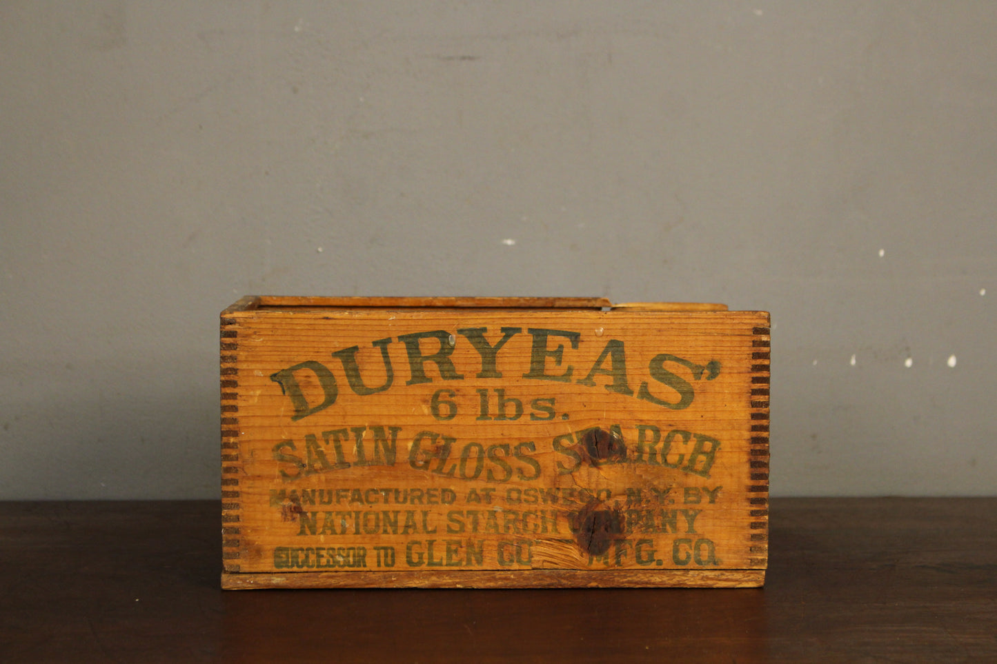 Small Duryeas Wooden Crate