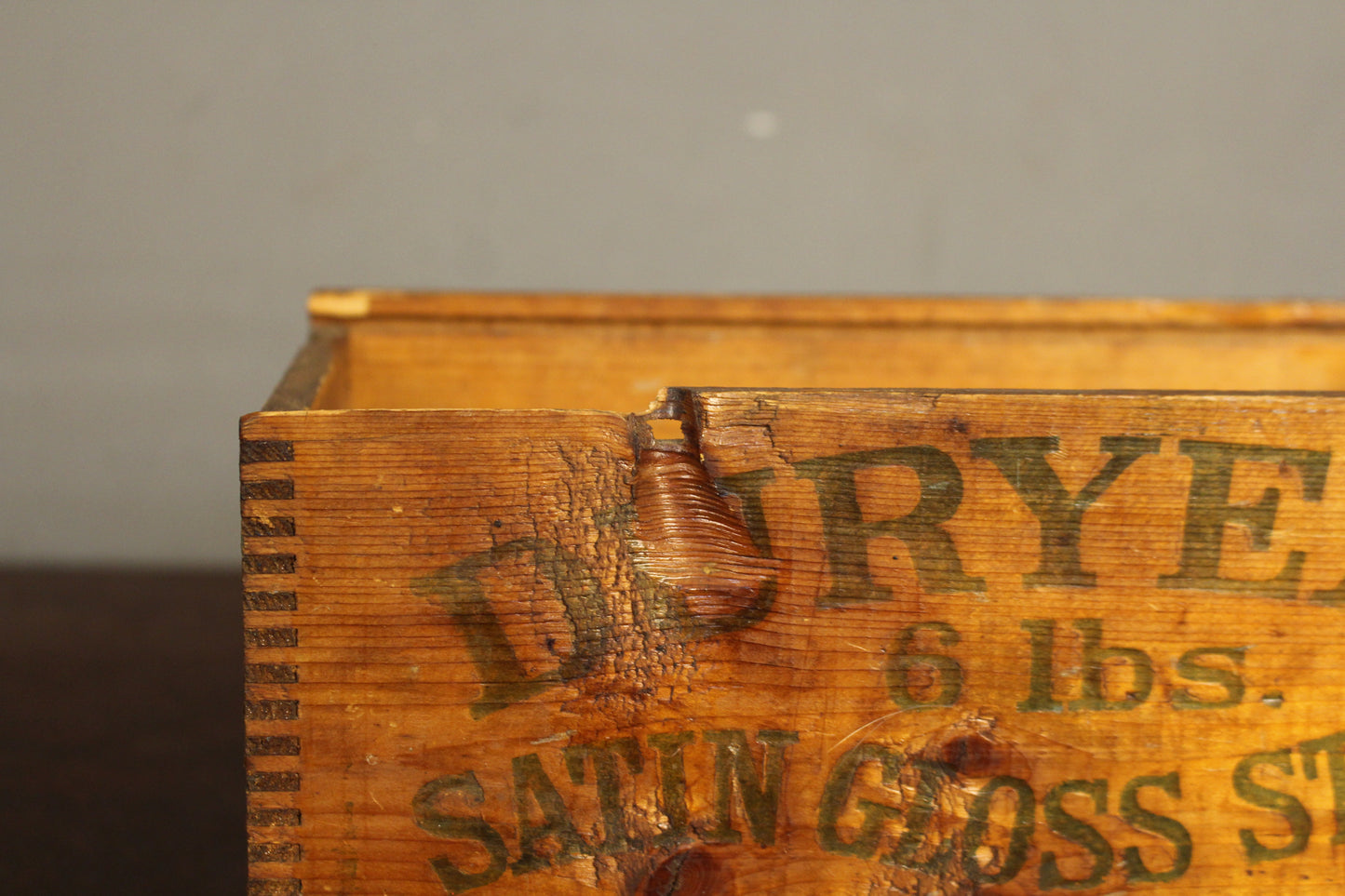 Small Duryeas Wooden Crate