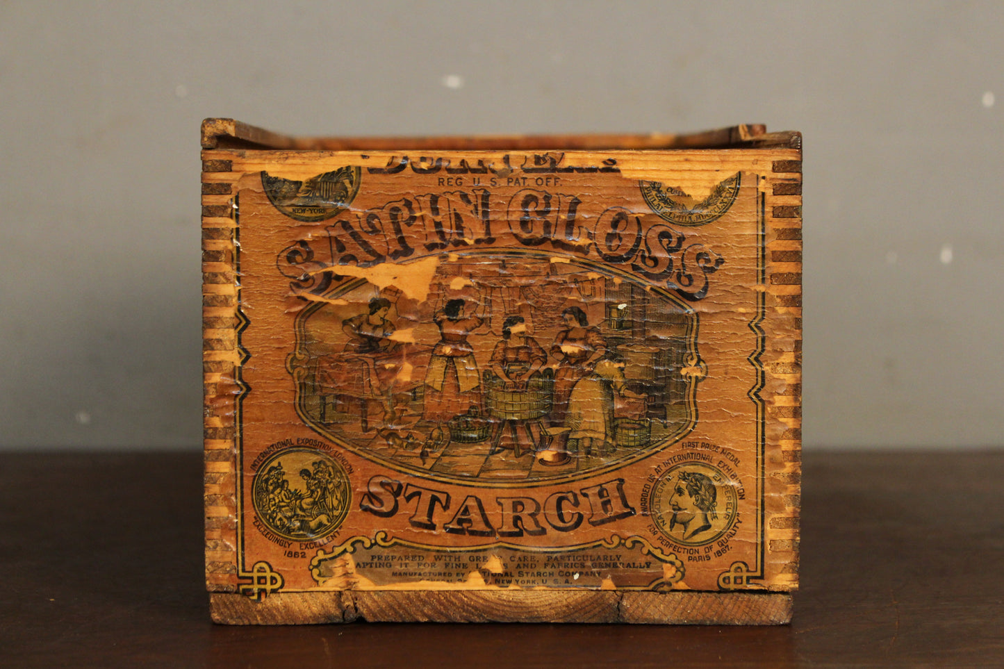 Small Duryeas Wooden Crate