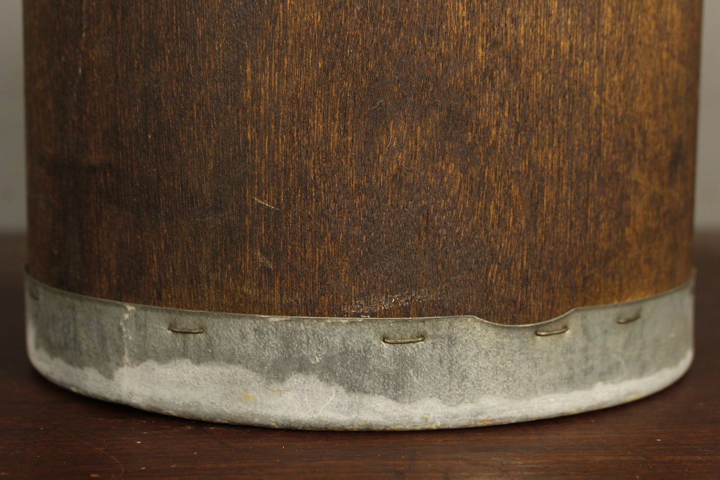 Pair of Wooden Drum Containers