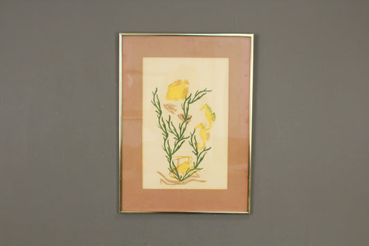 "Ocean Floor" Woodblock Print