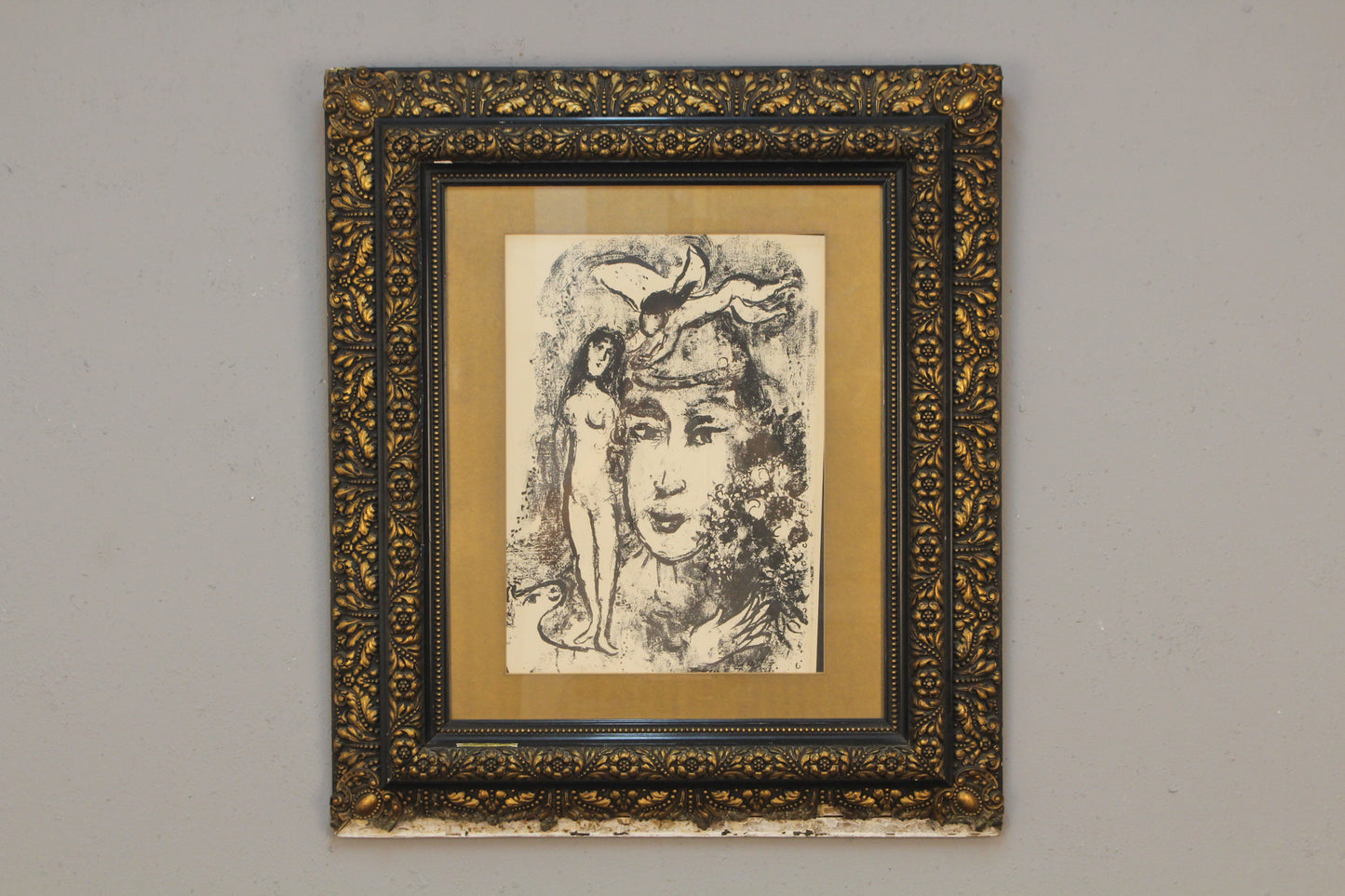 "Le Clown Blanc" Marc Chagall Print