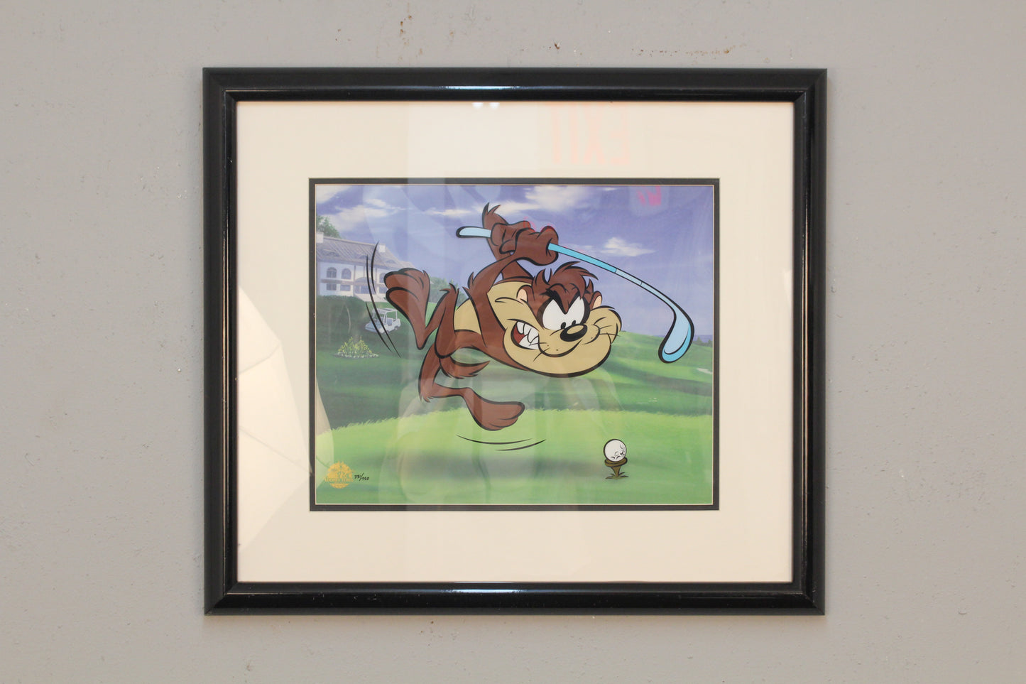 "Taz Tee-Off" Looney Tunes Print