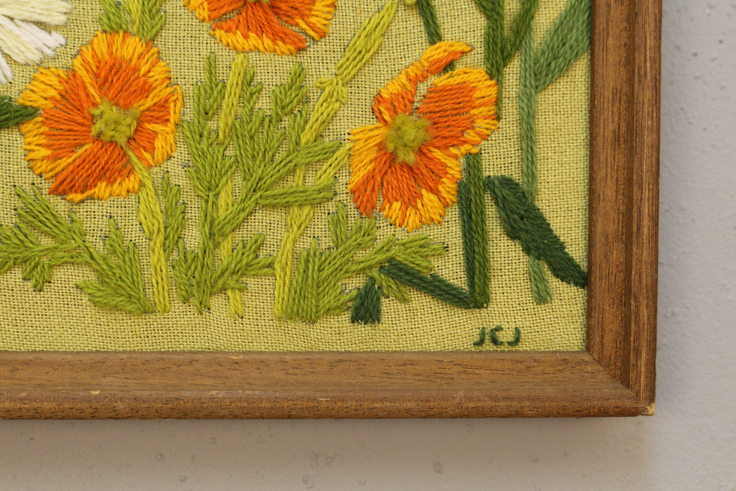"There's a Reason to Life" Embroidered Art Y