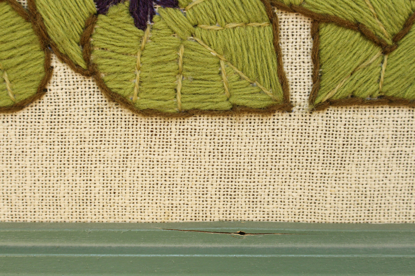 "Lilac & Sage" Embroidered Art