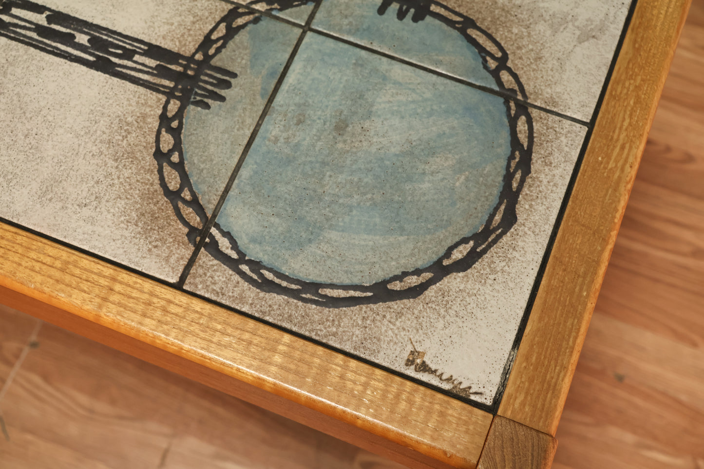 Gangsø Møbler Teak & Tile Console Table - ONLINE ONLY