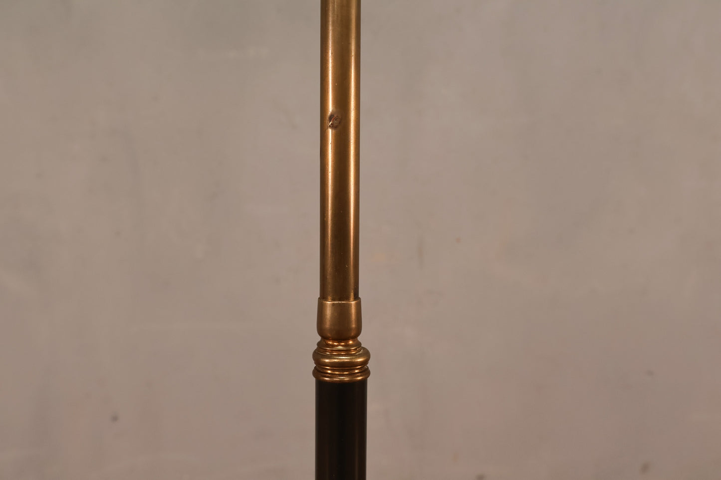 Gerald Thurston Brass & Black Floor Lamp - ONLINE ONLY