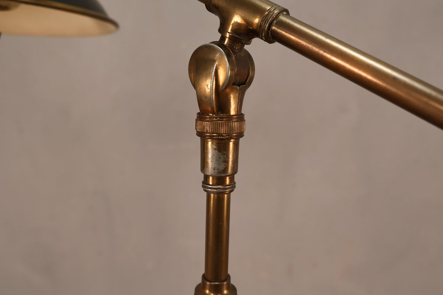 Gerald Thurston Brass & Black Floor Lamp - ONLINE ONLY