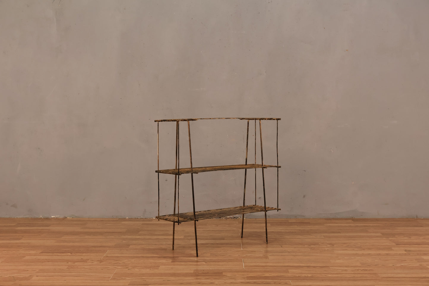 Weathered Wire Shelf