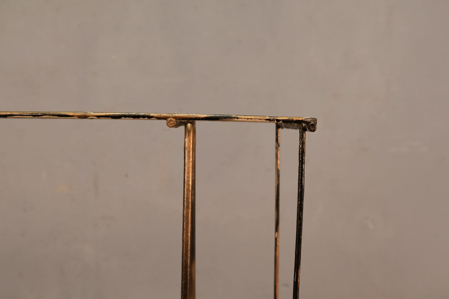 Weathered Wire Shelf