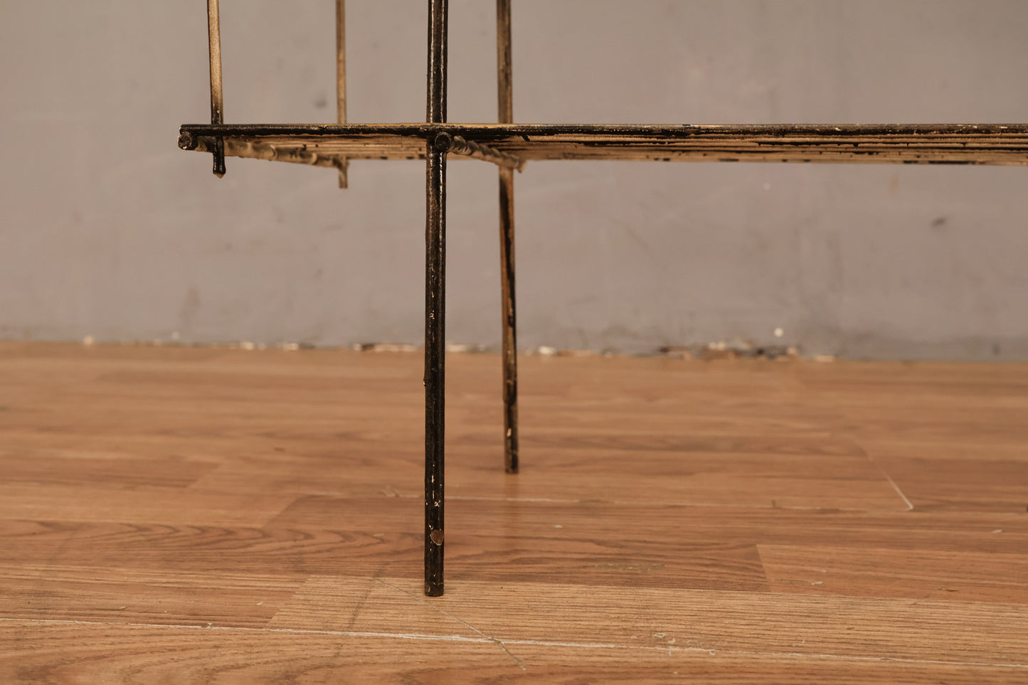 Weathered Wire Shelf