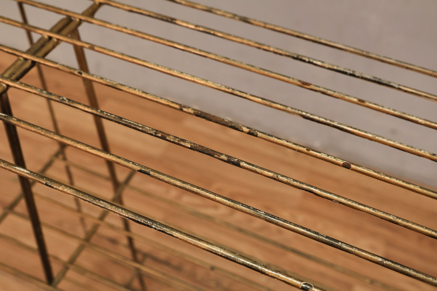 Weathered Wire Shelf