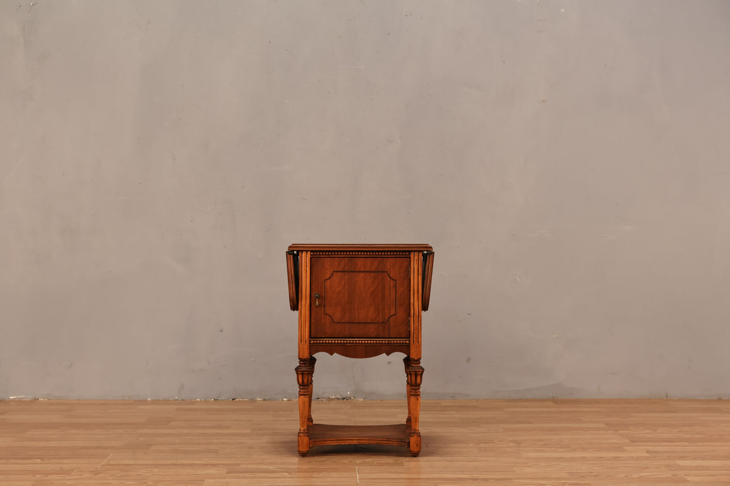 Small Drop-Leaf Humidor Side Table