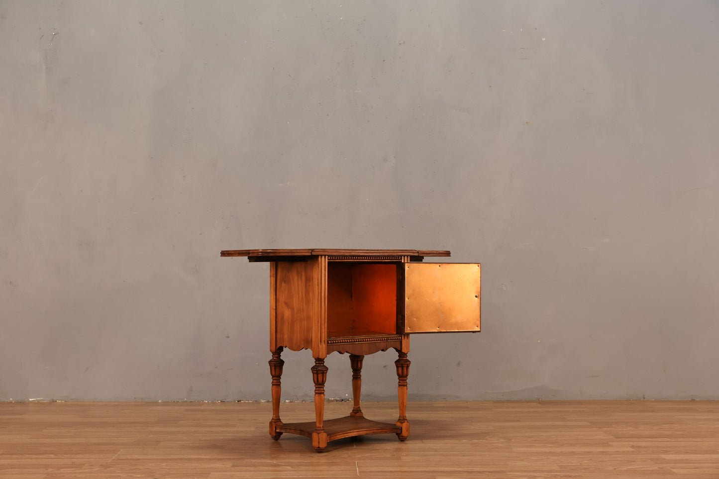 Small Drop-Leaf Humidor Side Table