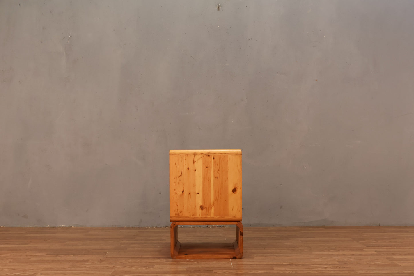 Pair of Pine Record Cubbies