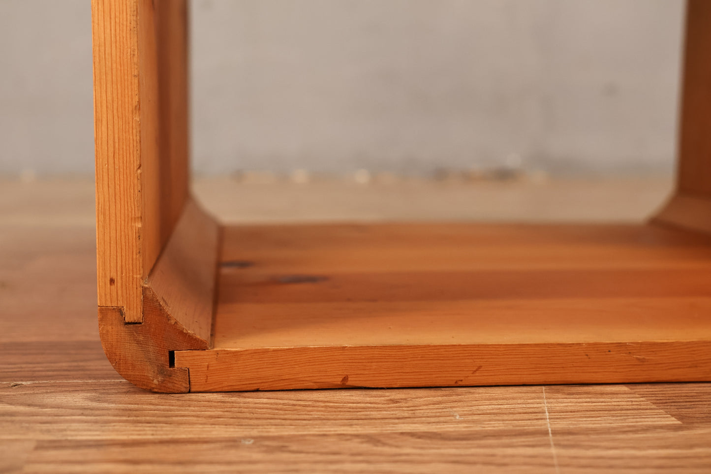 Pair of Pine Record Cubbies