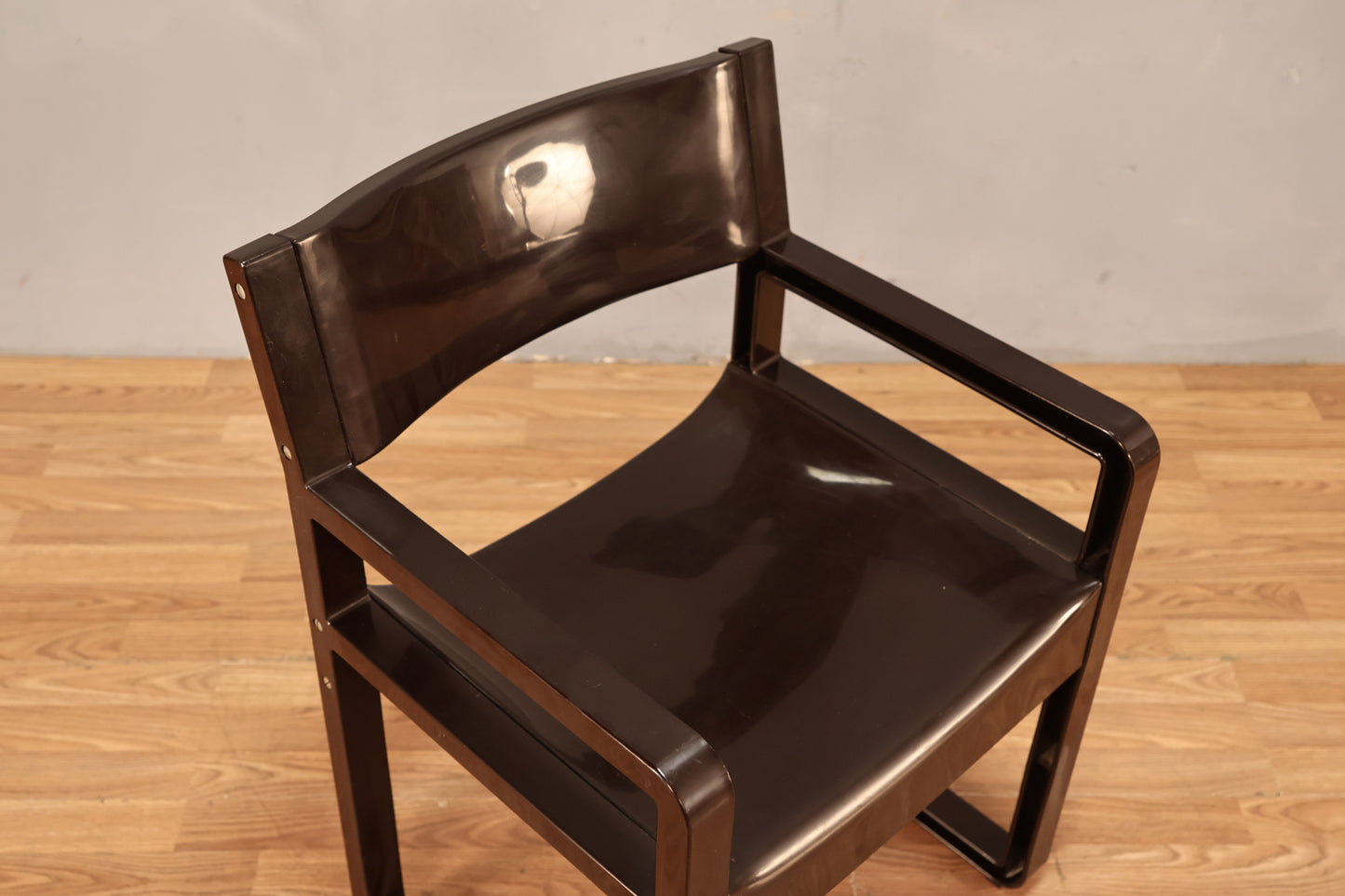 1970s Syroco Espresso Armchair - ONLINE ONLY