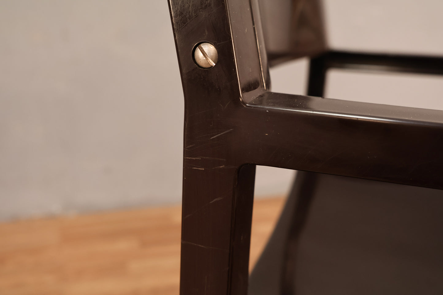 1970s Syroco Espresso Armchair - ONLINE ONLY