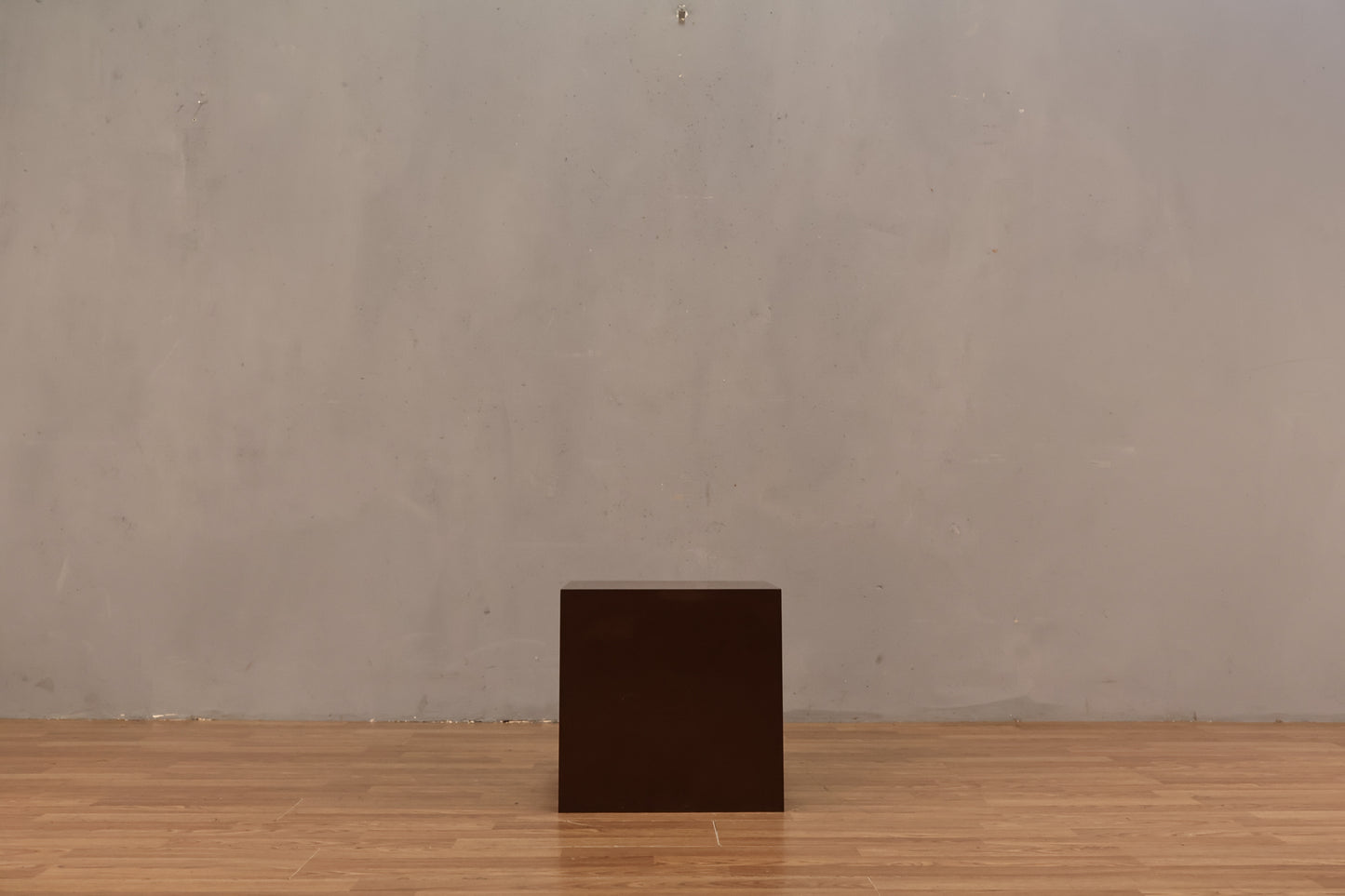 Brown Acrylic Cube End Table