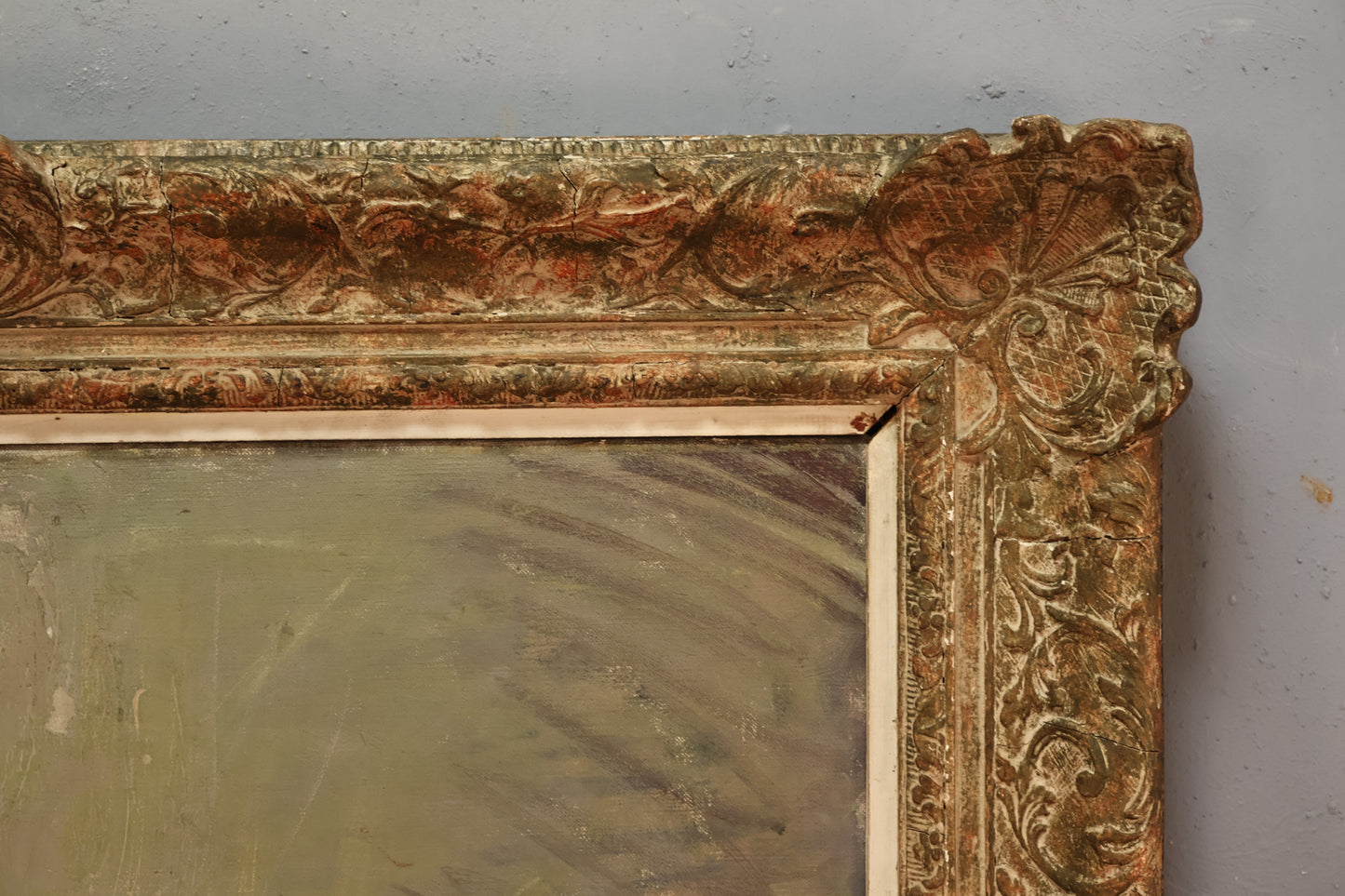 Large 1940s "Modella" Framed Painting - ONLINE ONLY